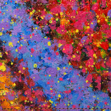 Load image into Gallery viewer, Asul Designer Wallet in Hand Painted Original Abstraction Art on Canvas by Paul Adams