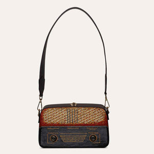 Sling Bag with soft Napa leather interiors in Red. Shop at Paul Adams world.