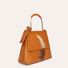 Load image into Gallery viewer, Opal Handbag in Original Ostrich Leather by Paul Adams 