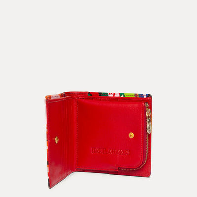 Amie Wallet for women in Hot Rod Red. Available at Paul Adams.
