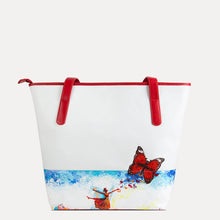 Load image into Gallery viewer, Dione women&#39;s tote bag in Eggshell White color for travel and office looks. Shop at pauladamsworld.com