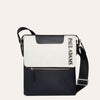 Dom Luxury Messenger Bag in Oxford Blue & Eggshell White Colors by Paul Adams