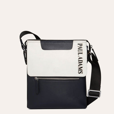 White shoulder top bag men