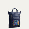 Ellison leather backpack with soft Napa leather, available at Paul Adams world.