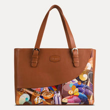 Load image into Gallery viewer, Emma laptop bag for women in Saffron Tan color, available at the world of  Paul Adams.