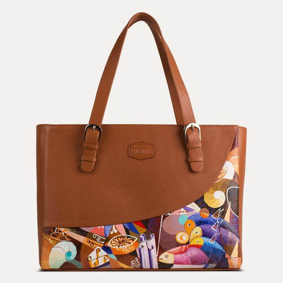 Emma laptop bag for women in Saffron Tan color, available at the world of  Paul Adams.
