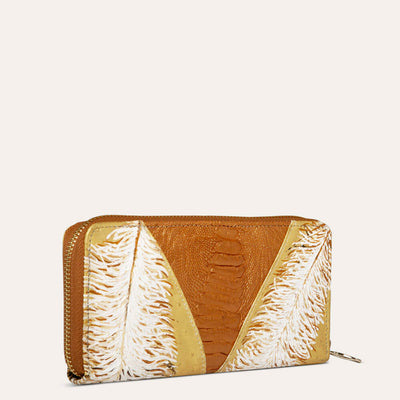 Jules Original Ostrich Leather Wallet for Women by PaulAdamsWorld