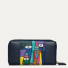Kara designer wallet with premium cotton and silk Matty lining. Available at pauladamsworld.com