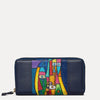 Kara wallet for women available in Royal Blue at the world of Paul Adams.