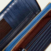 Kara wallet for women by Paul Adams with  12 cardholder pockets, 1 divider, 1 zip pocket inside, and space for handsets.