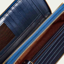 Load image into Gallery viewer, Kara wallet for women by Paul Adams with  12 cardholder pockets, 1 divider, 1 zip pocket inside, and space for handsets.