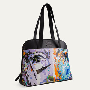 Laura handbag for women in Cat Pebble Black. Available at Paul Adams world.