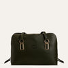 Matilda 1.0 Cactus Green textured full-grain leather handbag for women. Available at Paul Adams world.