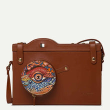 Load image into Gallery viewer, Orion portfolio messenger bag in Camel Tan, available at the world of Paul Adams.