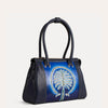 Palm shoulder bag in Royal Blue for bold office look. Shop at pauladamsworld.com