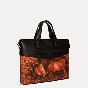 Rocco luxury briefcase for men with UV protection and waterproof. Available at Paul Adams world.