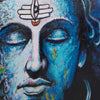 Shiva designer portfolio bag with original hand-painted Contemporary art on canvas. Shop at pauladamsworld.com.