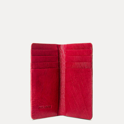 Berry Red Color Luxury ATM Card Folder for Women by Paul Adams